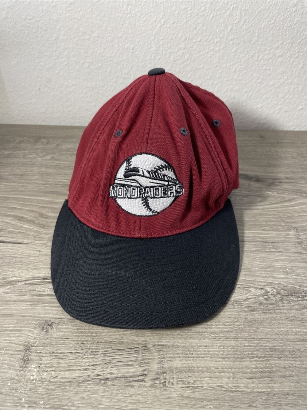 Vintage Disney Cast Member Monoraiders Softball Hat Monorail WDW Rare Retro Cap